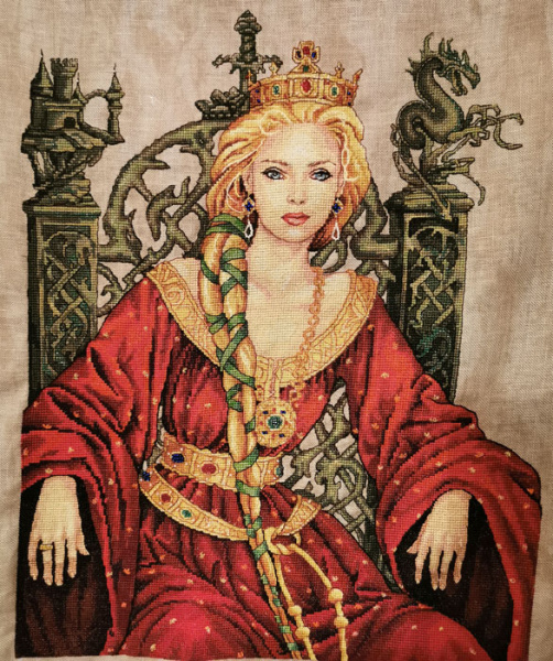 Набор для вышивания "Queen Guinevere" (Королева Гвиневра). Арт 173-Z007 MK
