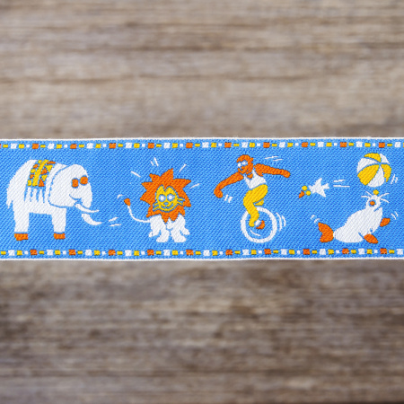 Лента жаккард SAFISA, 30 мм, 15 м, цвет 01. Арт 9108-30мм-01             