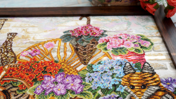 Набор для вышивания "Фиалки". Арт 11.002.12