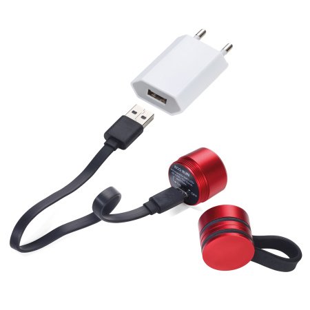 Фонарь TROIKA, спортивный и аварийный свет, с сильным магнитом для крепления, 3 функции освещения. Арт TOR90/RD