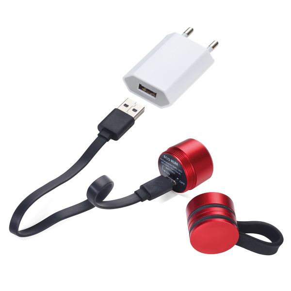 Фонарь TROIKA, спортивный и аварийный свет, с сильным магнитом для крепления, 3 функции освещения. Арт TOR90/RD