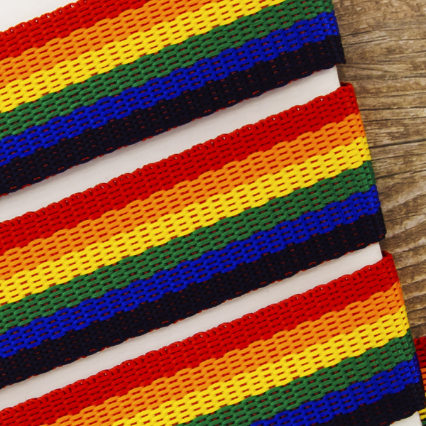 Тесьма ременная (стропа) PEGA мультиколор, 30 мм. Арт 835725430DT003         