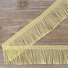 Бахрома витая, 60 мм, цвет светло-желтый. Арт PP-60 col.111