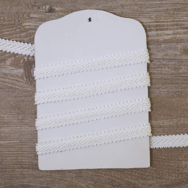 Тесьма PEGA тип интерьерная, цвет белый, 10 мм. Арт 843118300B1101          