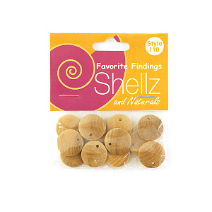 Пуговицы "Shellz & Natural" Wood Dangle. Арт 1850 00110              