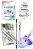 Набор для скетчинга и акварели "Aquarell Set" с лайнерами и аква-кистью, 13 предметов. Арт 70040