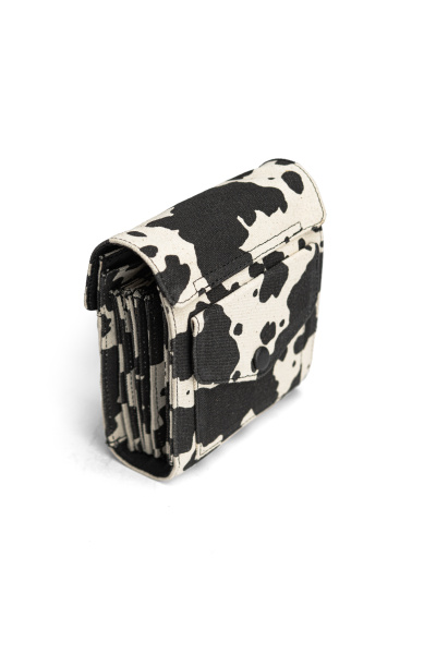 Органайзер для спиц "Canvas Betina" Cow print. Арт QB-4724/Cow print