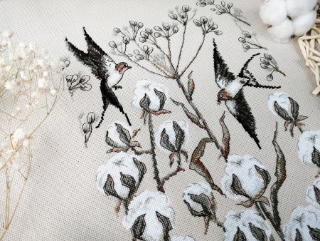 Набор для вышивания  "Хлопчатник". Арт 03.010.27