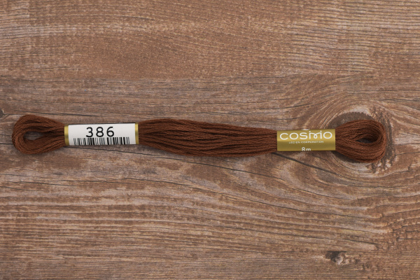 Мулине COSMO однотонный цвет  386       . Арт 25-6/386       