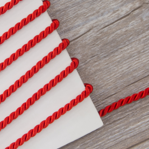 Шнур витой PEGA, красный, 5 мм. Арт 845214450A7501          