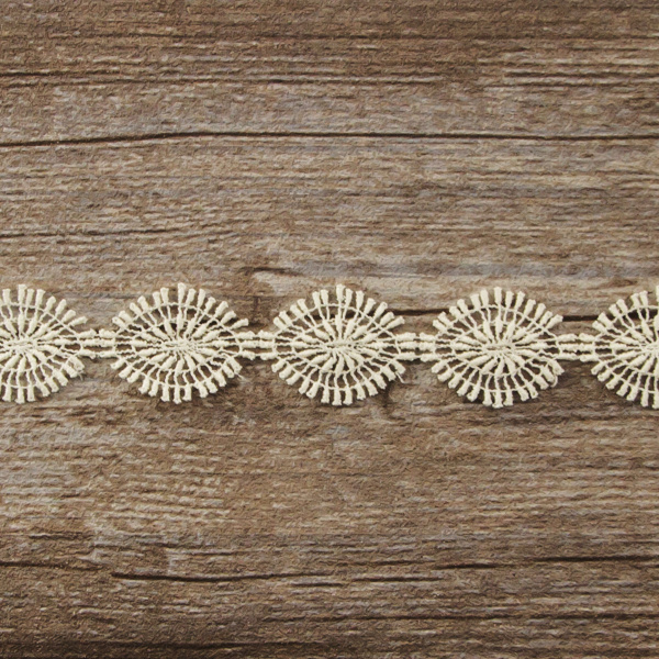 Кружево-вышивка на тюле, 15 мм. Арт 42267/00