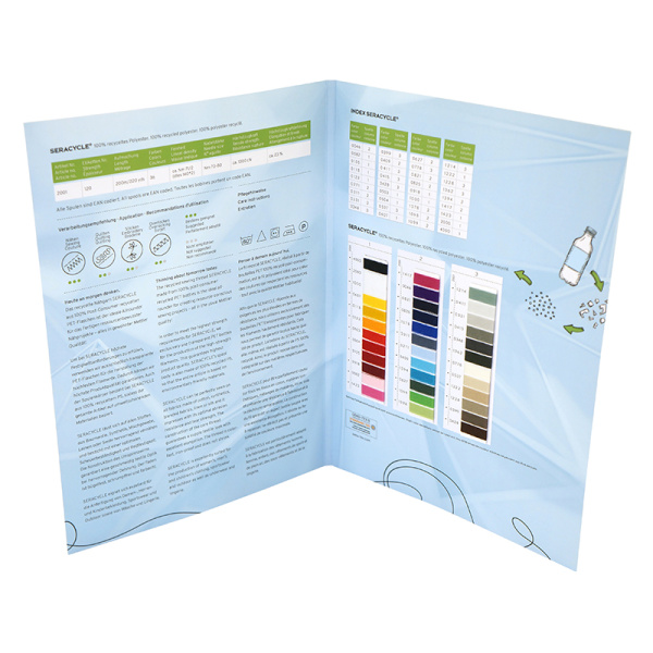 Цветовая карта,  AMANN GROUP METTLER, SERACYCLE. Арт 105290