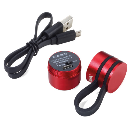 Фонарь TROIKA, спортивный и аварийный свет, с сильным магнитом для крепления, 3 функции освещения. Арт TOR90/RD