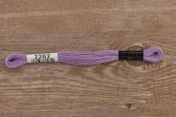 Мулине COSMO однотонный цвет  2262      . Арт 25-6/2262      