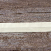 Косая бейка хлопок, 20 мм, 20 м, цвет 56, 056 кремовый. Арт 6598-20мм-56