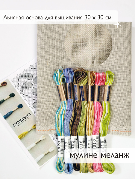 Мулине микс меланж Cosmo  " Феерия цвета". Арт 10.000.42