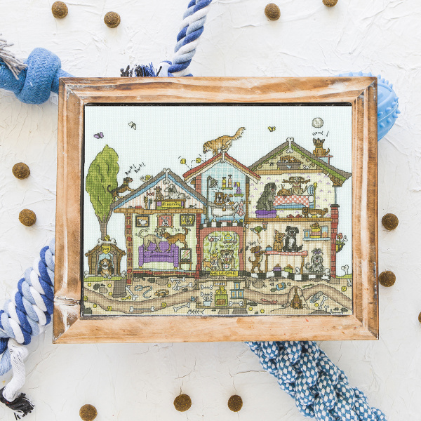 Набор для вышивания "Pooch Palace". Арт XCT41