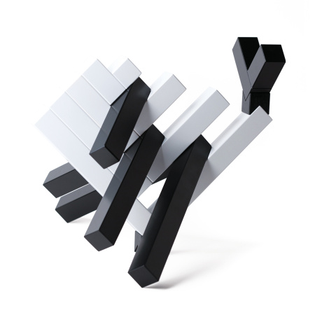 Конструктор дизайнерский NAEF CLASSIC "Angular" 3+, натуральное дерево, цветной, 13 деталей. Арт 9714.1