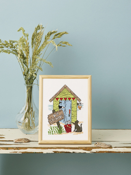 Набор для вышивания "Рыбалка запрещена". Арт 13-3426