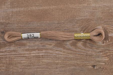 Мулине COSMO однотонный цвет  382       . Арт 25-6/382       