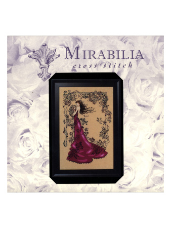 Схема для вышивания MIRABILIA "Загадочная дама". Арт MD152