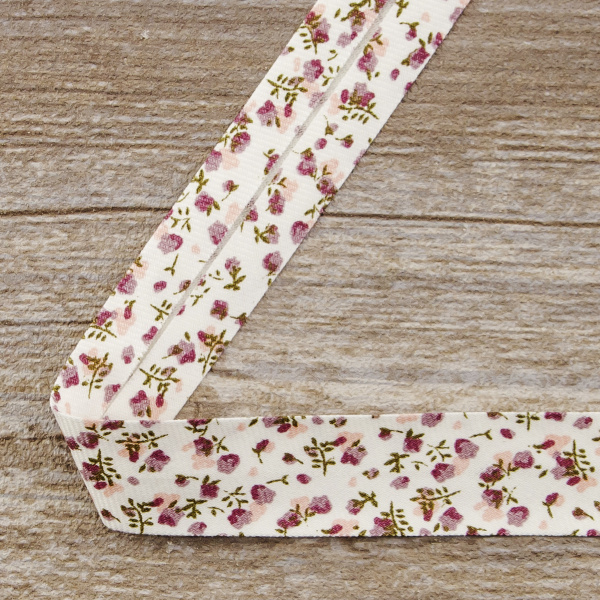 Косая бейка с рисунком SAFISA, арт.6592, 20 мм, 20 м, цвет 02. Арт 6592-20мм-02