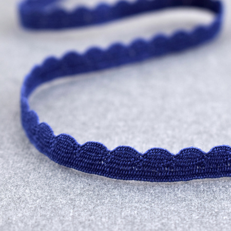 Кант-тесьма, 8 мм, цвет синий. Арт 2176/10