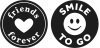 Форма для заливки из натурального каучука "friends...","Smile". Арт 34346000