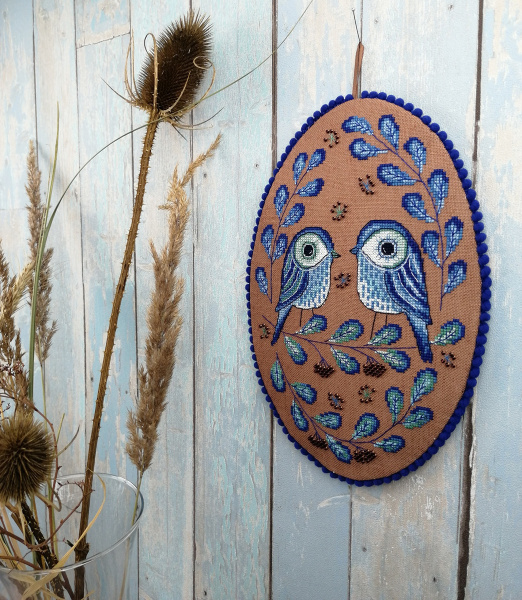 Набор для создания пинкипа "Пара пташек". Арт 21.003.16