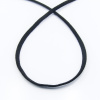 Резинка шляпная SAFISA, 3 мм, цвет 01, черный. Арт 4783-3мм-01         