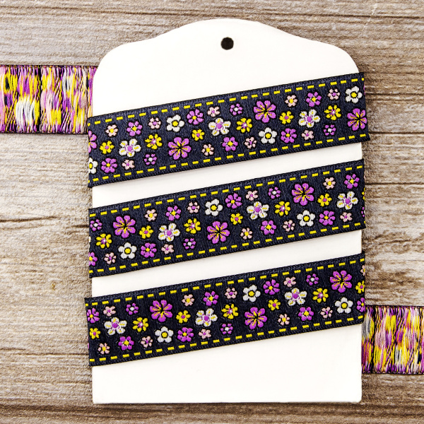 Лента жаккард SAFISA, 25 мм, 15 м, цвет 03. Арт 9164-25мм-03            