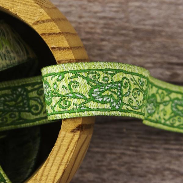 Лента жаккард SAFISA, 16 мм, 15 м, цвет 04. Арт 9104-16мм-04            