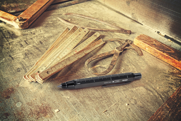 Карандаш  TROIKA многофункциональный с точилкой. Арт PEN56/BK