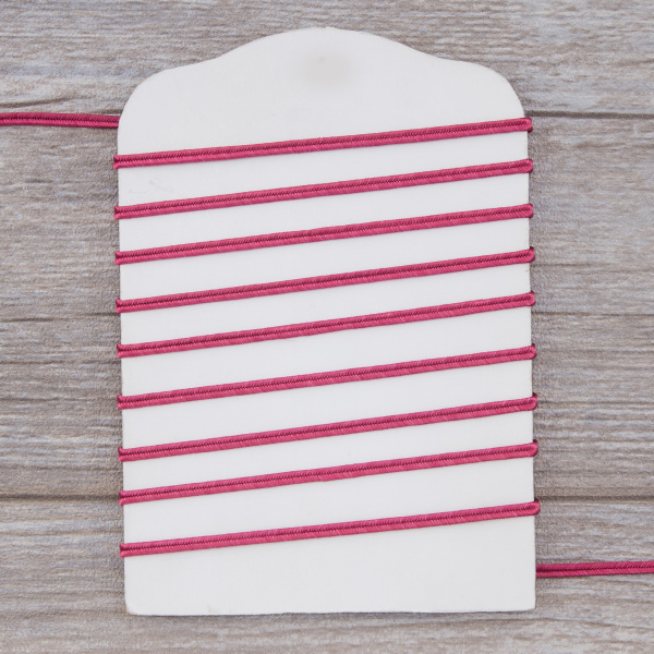 Шнур-сутаж PEGA, цвет фуксии, 3 мм. Арт 841113909A7401