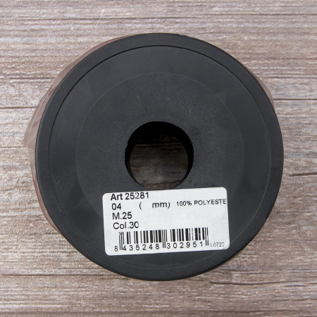 Шнур плетеный SPIRAL ( SAFISA), 4 мм, 25 м, цвет бордовый. Арт 25281-4-30