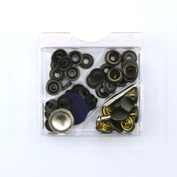 Кнопки для верхней одежды, 12 пар, 15 мм. Арт 405S.О/G002