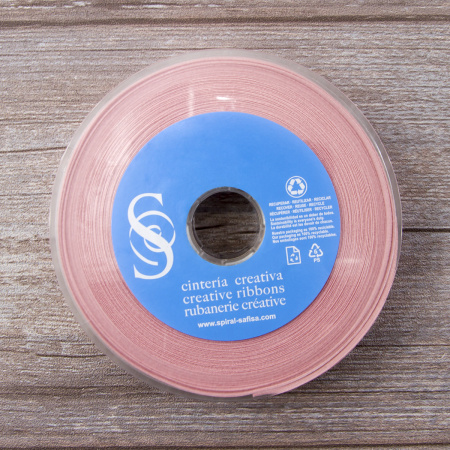 Косая бейка хлопок, 20 мм, 20 м, цвет 145, розовый нежный. Арт 6598-20мм-145