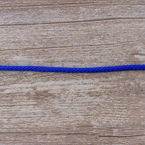 Шнур плетеный SPIRAL ( SAFISA), 4 мм, 25 м, цвет синий. Арт 25281-4-13