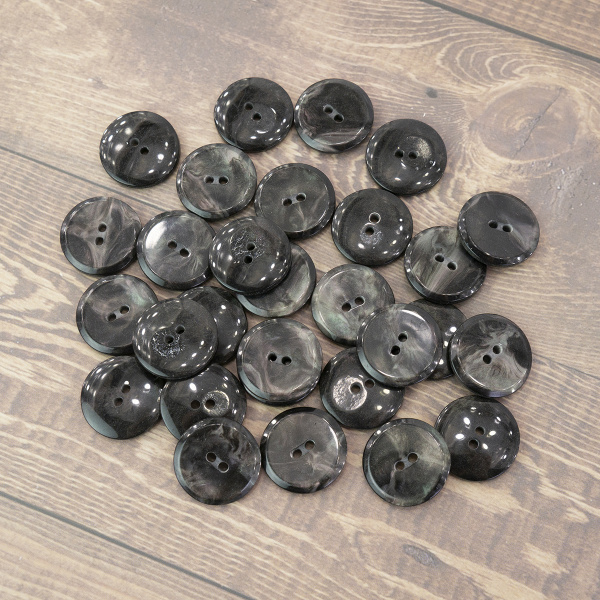 Пуговицы CONCEPT Mother of Pearl, размер 32, полиэстер, цвет COL.5 Deep Sea. Арт 75315-032-COL.5DEEP SEA