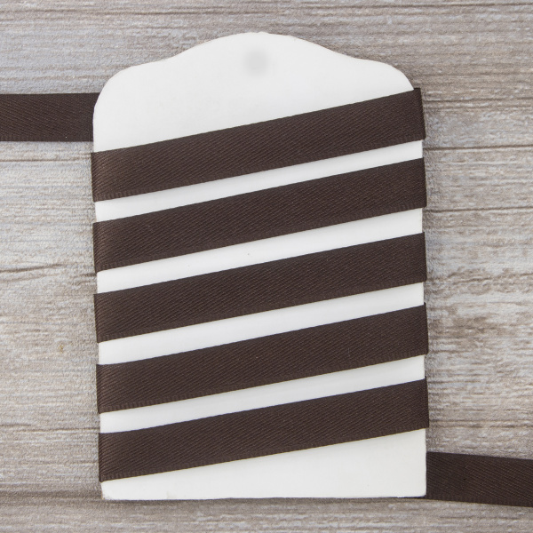 Тесьма брючная PEGA, цвет темно-коричневый, 15 мм. Арт 815744215G4942          