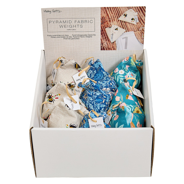 Утяжелитель портновский для фиксации выкройки и кроя ткани, 3 дизайна, 18 шт. в прикассовом стенде. Арт MRFW.DB