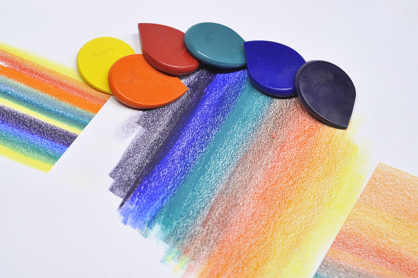 Пастель восковая для рисования Boya, набор мелков. Арт 6 SET/RAINBOW