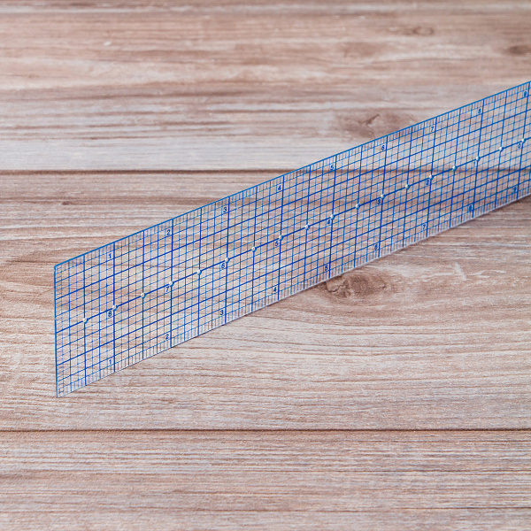 Линейка для рисования кругов и фигурных краев. Арт ER897    