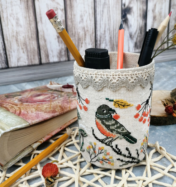 Набор для создания карандашницы "Птички". Арт 21.002.25