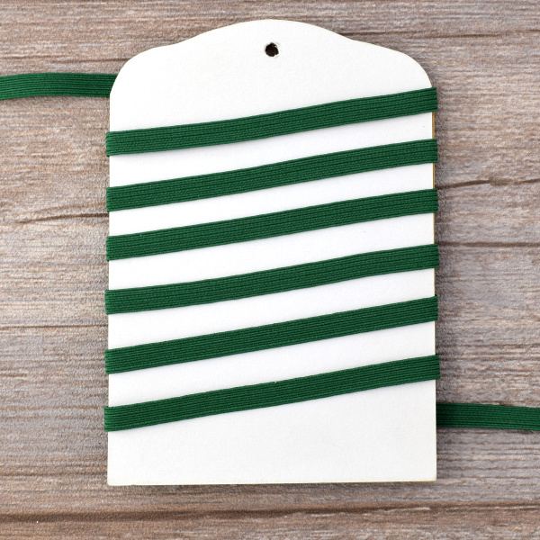 Резинка 6,6 мм, цвет зеленый. Арт 851113010L4803