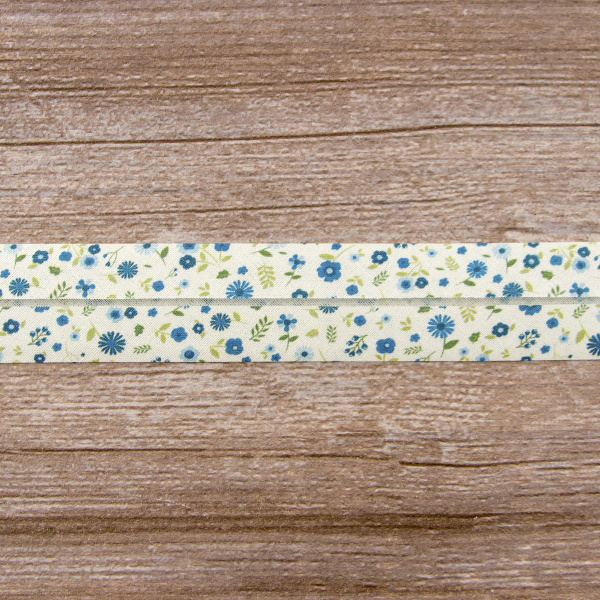 Косая бейка с рисунком SAFISA, арт.6626, 30 мм, 20 м, цвет 02. Арт 6626-30мм-02