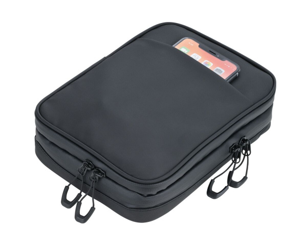 Дорожный органайзер, 2 отделения, на молнии TROIKA. Арт BBL30/BK