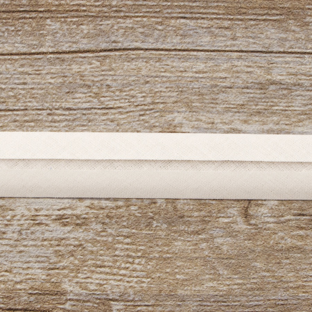 Косая бейка хлопок, 20 мм, 25 м, цвет 52, цвет дымчачая роза. Арт 6600-20мм-52