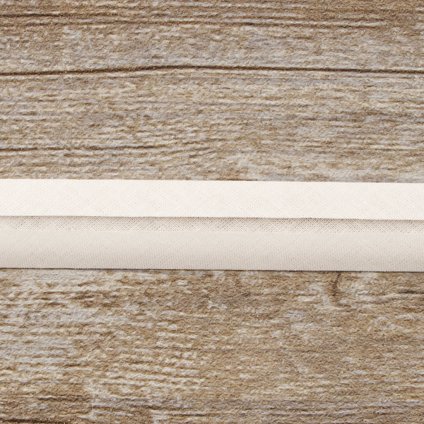 Косая бейка хлопок, 20 мм, 25 м, цвет 52, цвет дымчачая роза. Арт 6600-20мм-52