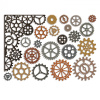 Набор ножей для вырубки Sizzix® Thinlits™ Die Set Set 22PK - Gearhead by Tim Holtz®. Арт 661184